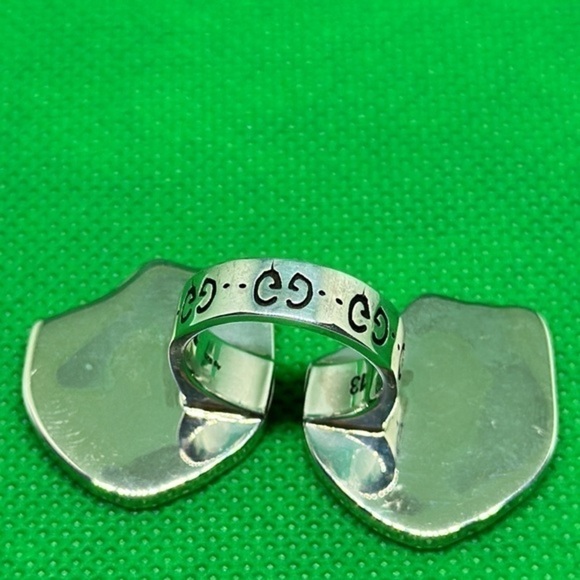 GUCCI 925 Silver ring authentic 100% - Picture 11 of 13